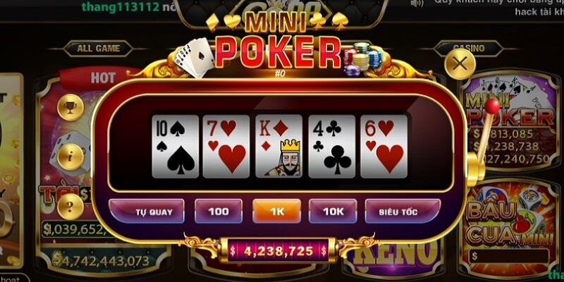 Nhiều mẹo chơi cược mini poker hiệu quả được cao thủ chia sẻ