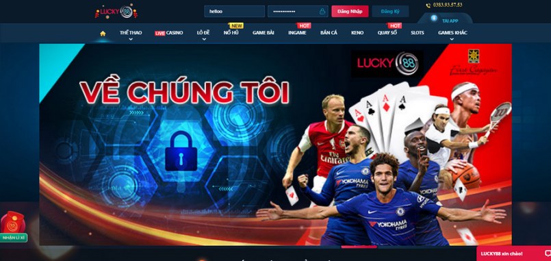 Nhà cái Lucky88 là một trong những lão làng