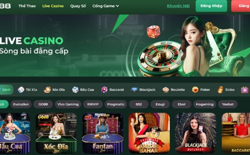 Casino trực tuyến UK88