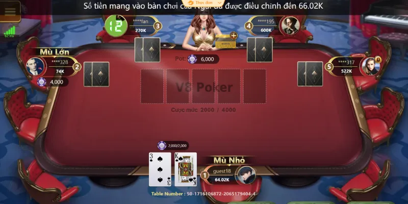 Thuật ngữ có trong Poker của QH88 
