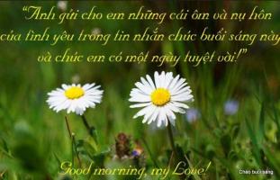 Lời chúc buổi sáng lãng mạn nhất gửi đến người yêu