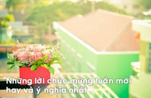 Lời chúc đầu tuần cho người yêu hay và ý nghĩa nhất