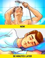 Lợi ích của việc tắm buổi tối