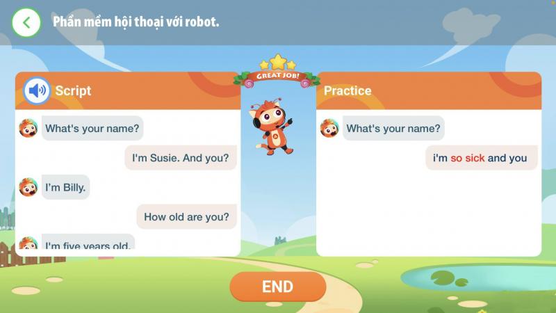 Alokiddy giúp bé phát hiện và chỉnh sửa lỗi sai phát âm