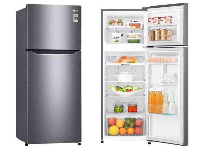Tủ lạnh khoác lên mình một chiếc áo màu trắng.