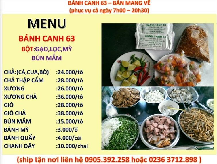 Bánh Canh 63