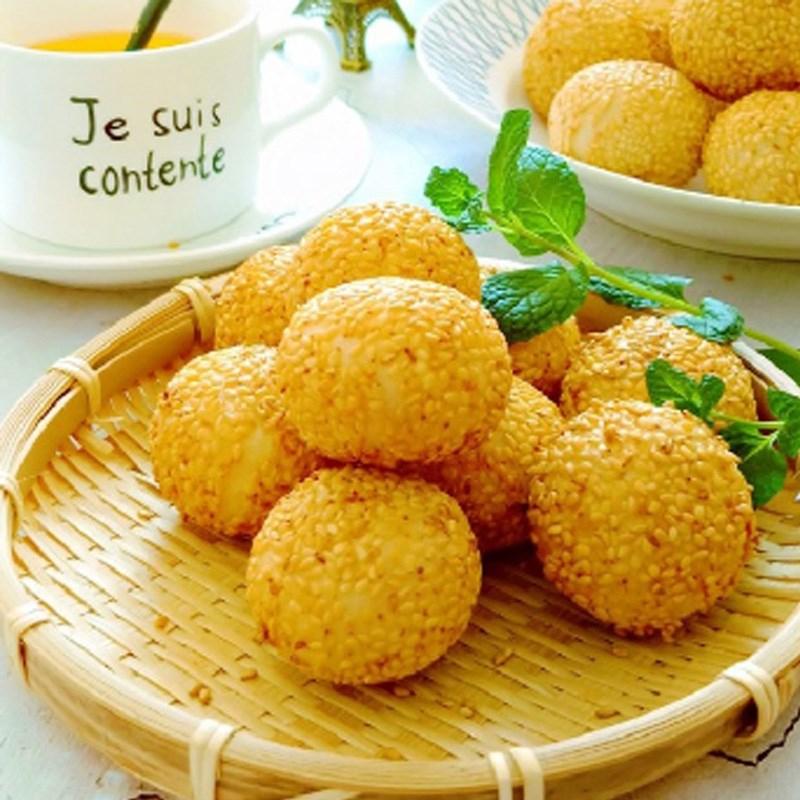 Bánh rán mè không nhân
