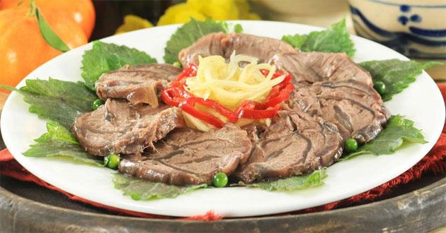 Bắp bò ngâm chua ngọt