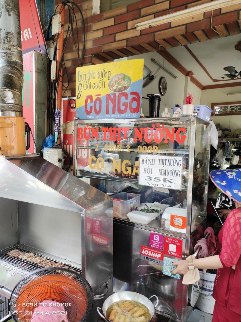 Bún thịt nướng Cô Nga