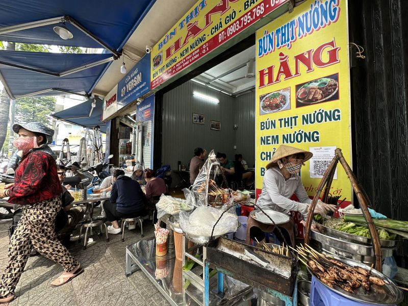 Bún thịt nướng Hằng