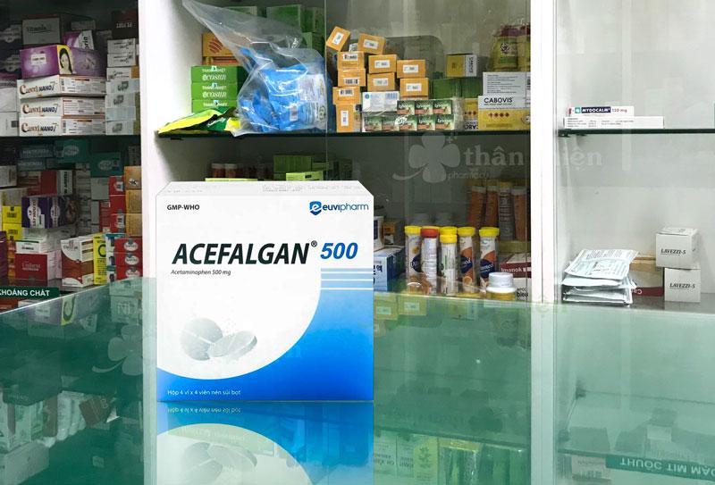 Cách sử dụng Acefalgan