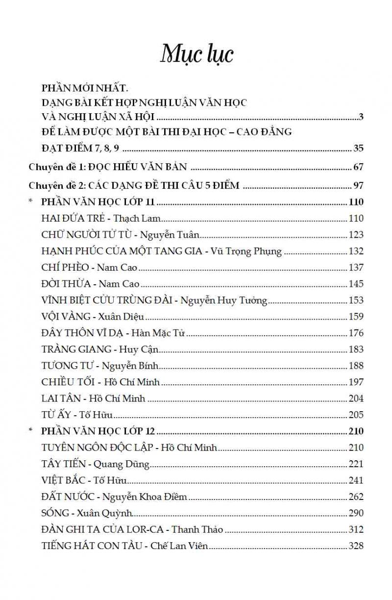 Cẩm Nang Luyện Thi Quốc Gia Ngữ Văn