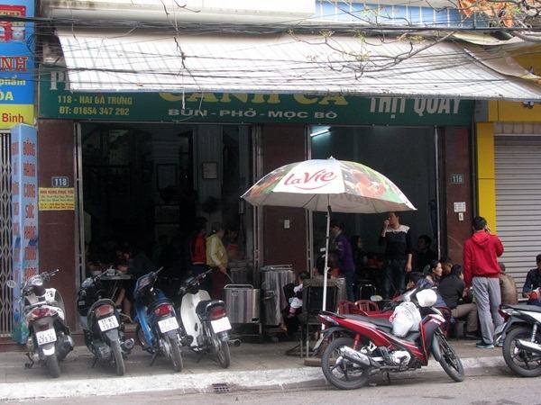 Một cơ sở của canh cá Phúc Tửu