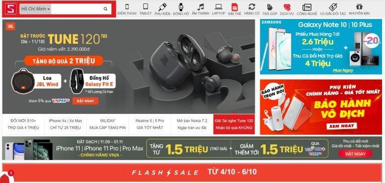 Website của CellphoneS