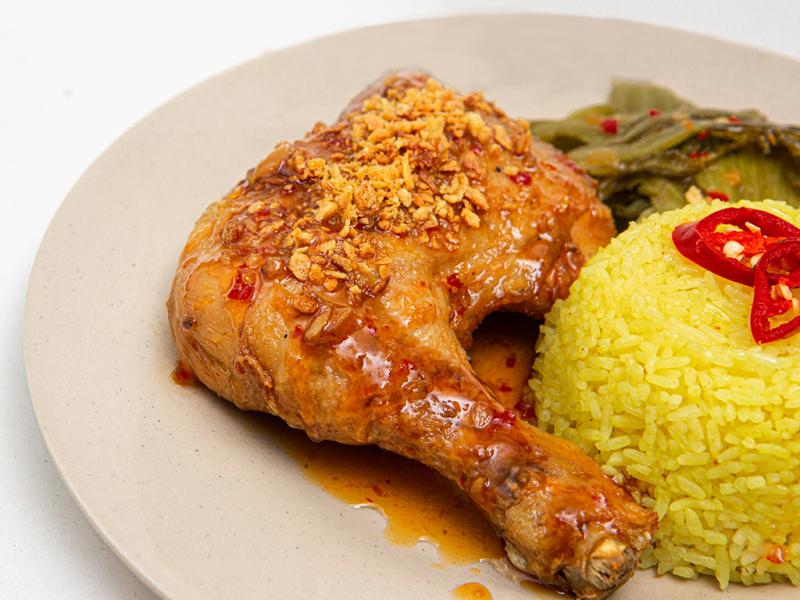 Cơm Gà Sốt 123