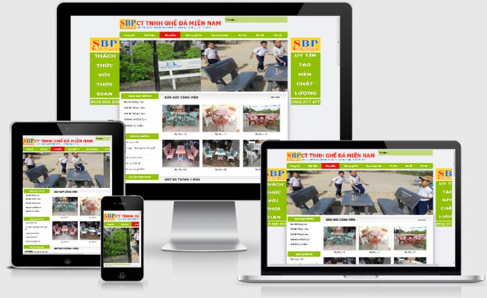 Thiết Kế Web Bán Ghế Đá