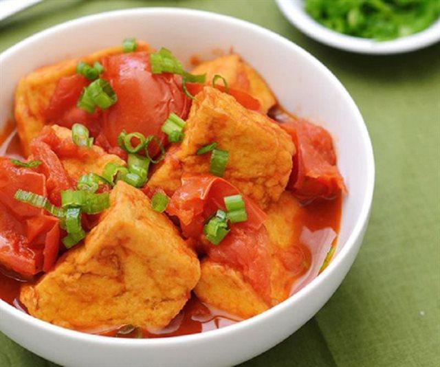 Đậu phụ sốt cà chua