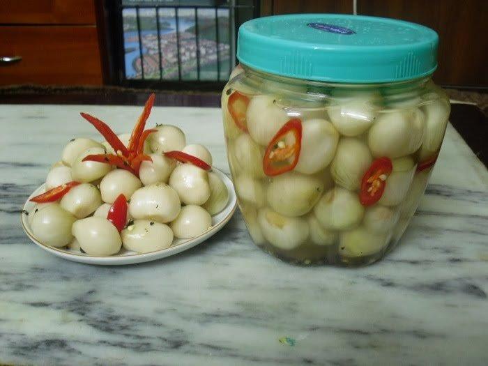 Món dưa hành ngày Tết