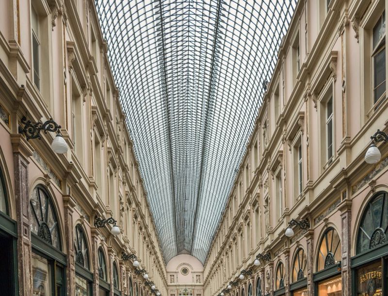 Galeries Royales Saint-Hubert - Brussel - Bỉ