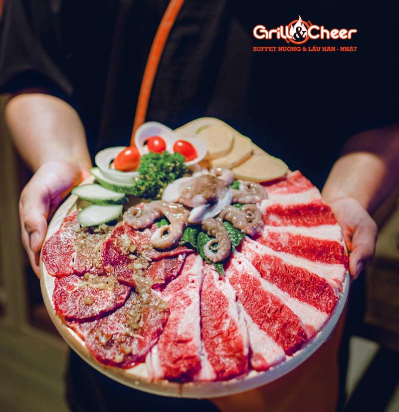 Grill & Cheer - Buffet Nướng & Lẩu Hàn - Nhật