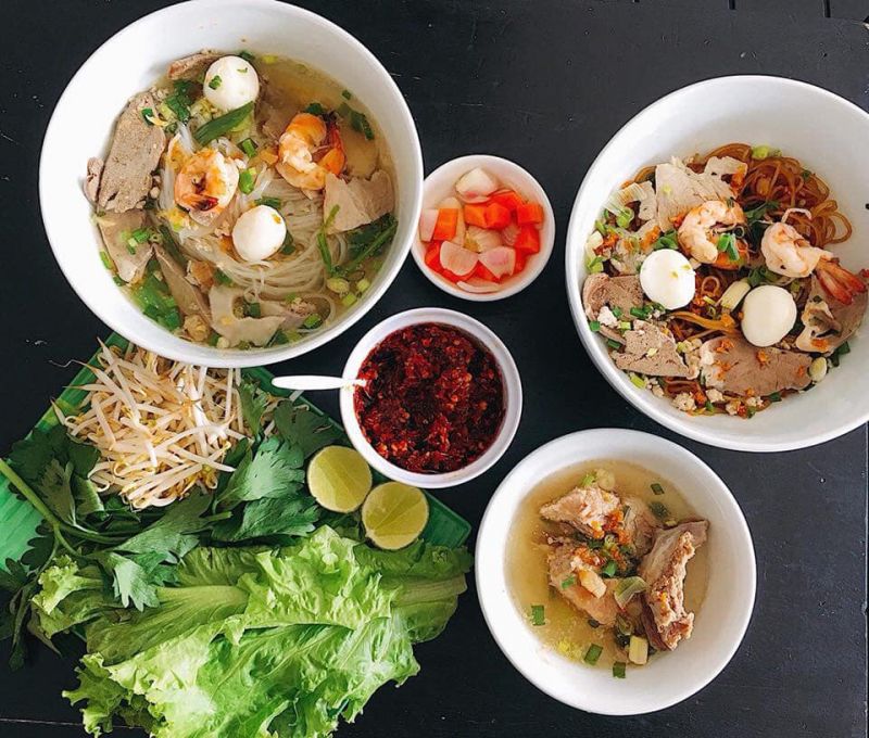 Hủ tiếu ngon, đậm đà mang phong vị Huế