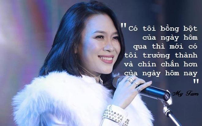 Với Mỹ Tâm, sự bồng bột của tuổi trẻ giúp mỗi trưởng sẽ trưởng thành hơn