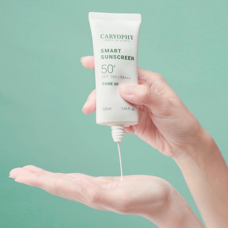 Kem chống nắng ngừa mụn Caryophy Smart Sunscreen Tone Up SPF50+/PA+++