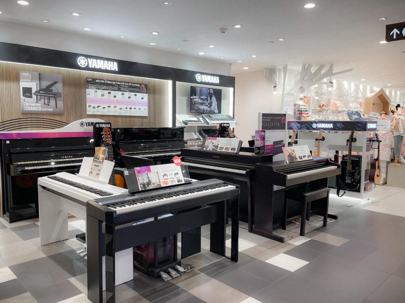 Không gian trải nghiệm nhạc cụ Yamaha chính hãng tại Takashimaya