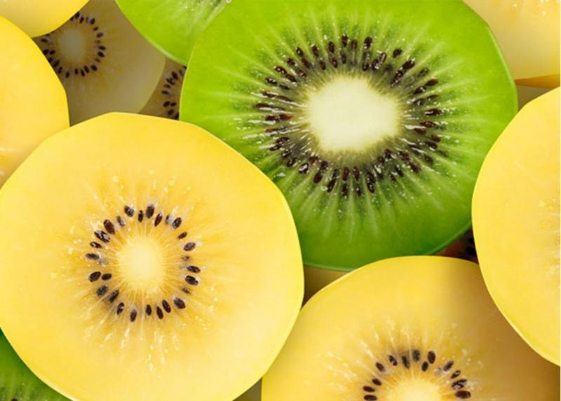 Kiwi ruột xanh và vàng