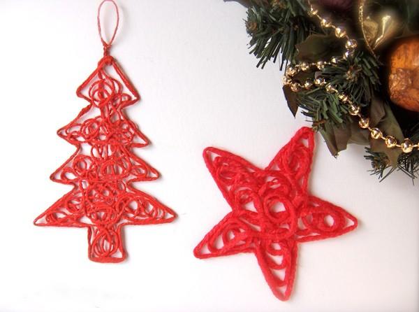 Làm đồ trang trí cây thông Noel cực yêu