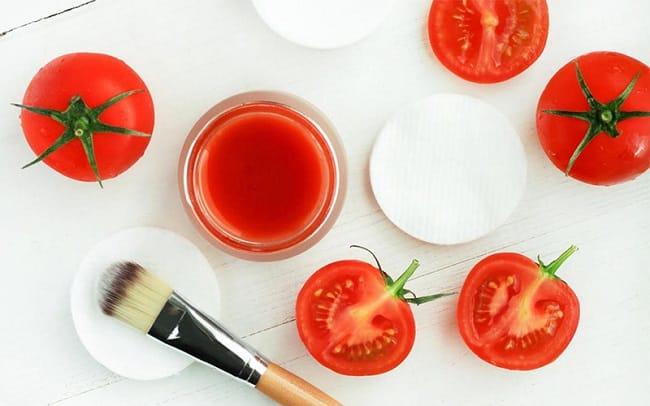 Làm trắng da bằng cà chua