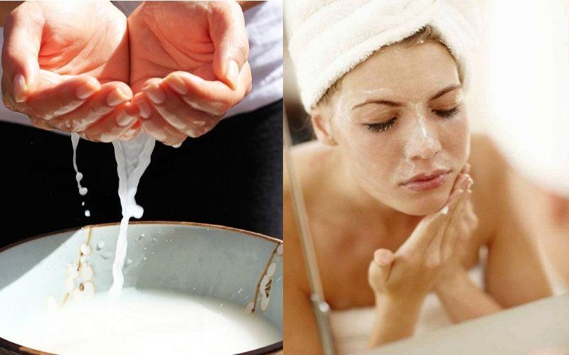 Làm trắng da bằng nước vo gạo