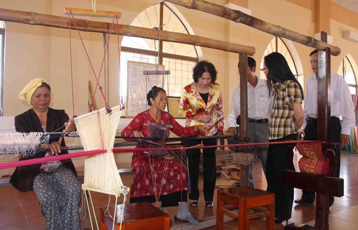 Sản phẩm thổ cẩm Mỹ Nghiệp-Chung Mỹ