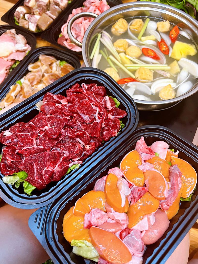 Bò nhúng dấm - Lẩu 377