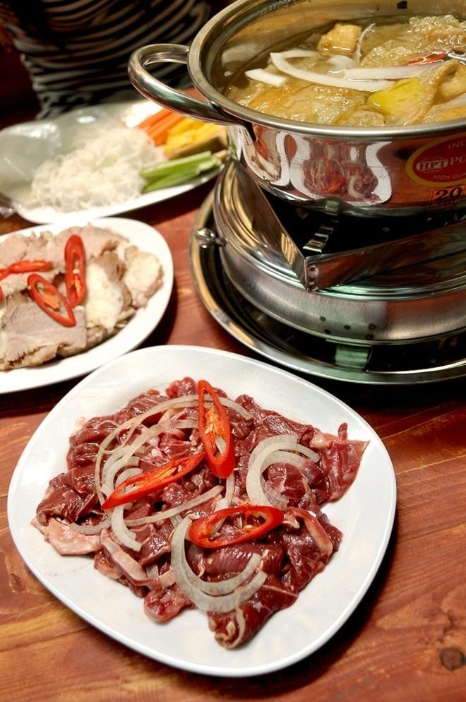 Bò Nhúng Dấm 2A Thái Phiên