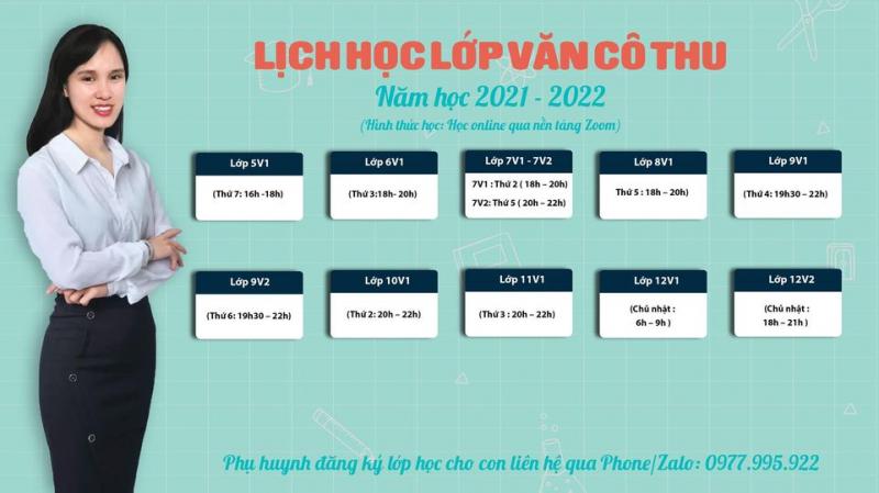 Lớp văn cô Thu