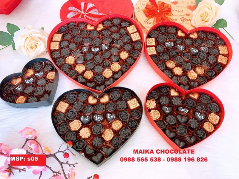 Chocolate ở cửa hàng Maika