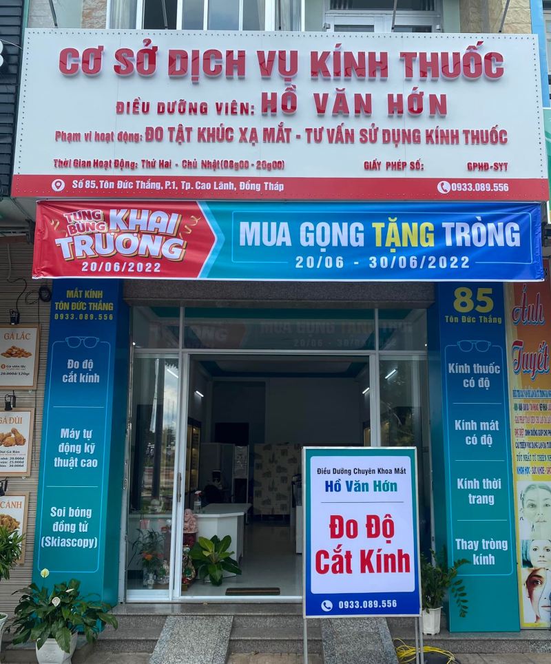 Mắt kính Hồ Văn Hớn - Cao Lãnh