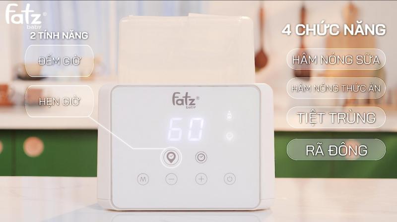 Máy hâm sữa tiệt trùng điện tử Duo 3 Fatzbaby FB3093VN