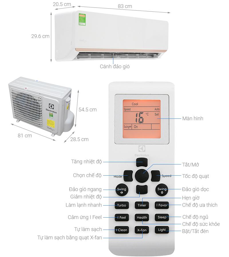 Máy lạnh Electrolux Inverter 1.5 HP ESV12CRR-C2