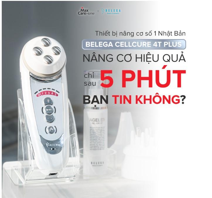 Máy nâng cơ đẩy tinh chất Belega Cellcure 4T Plus