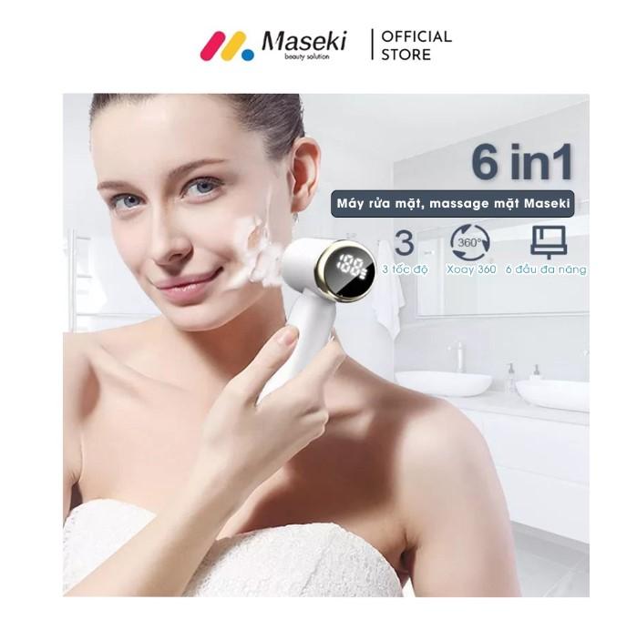 Máy rửa mặt, massage mặt Maseki 6 in 1