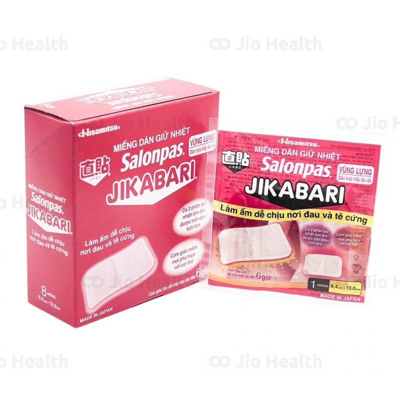 Miếng dán giữ nhiệt Salonpas Jikabari
