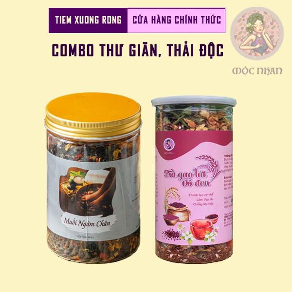 Thảo dược ngâm chân, Muối ngâm chân thảo dược hết mất ngủ, giảm đau nhức xương khớp Mộc Nhan