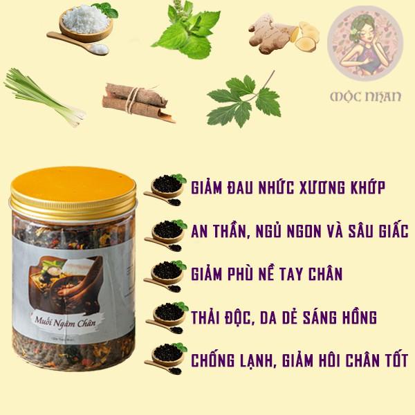 Thảo dược ngâm chân, Muối ngâm chân thảo dược hết mất ngủ, giảm đau nhức xương khớp Mộc Nhan