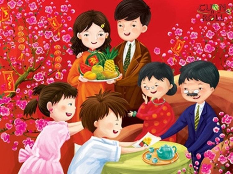 Ngày Tết, trẻ con háo hức, lựa chọn quần áo đẹp và mới nhất để mặc, để đi chơi, để chúc thọ ông bà.