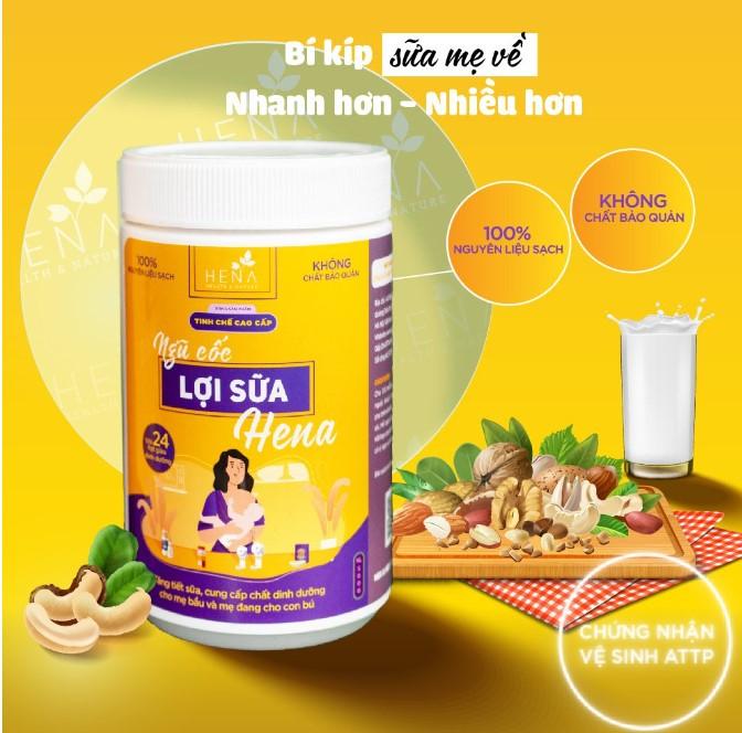 Ngũ cốc lợi sữa Hena