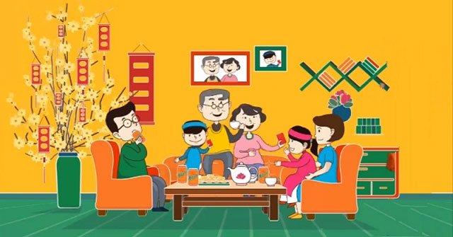 Kiêng người có tang đi chúc Tết