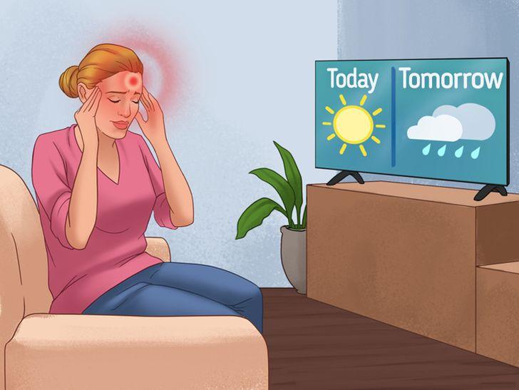 Những cơn đau đầu báo hiệu thời tiết xấu sắp xuất hiện