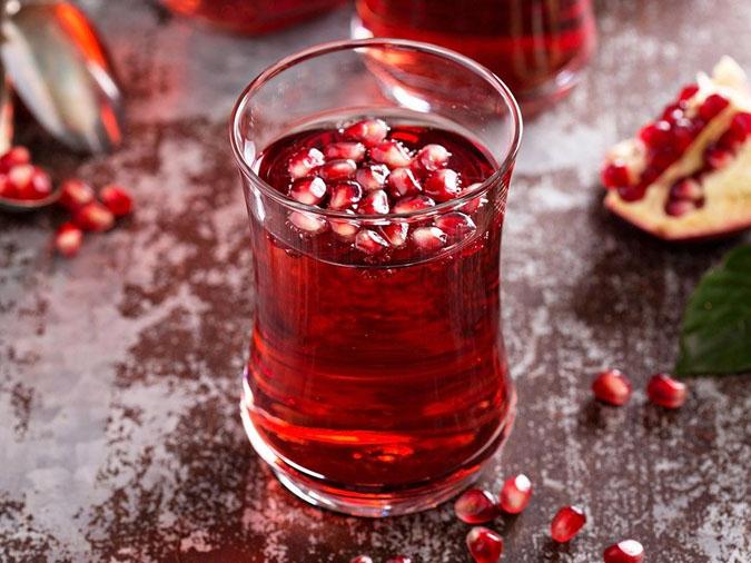 Nước ép lựu, mật ong